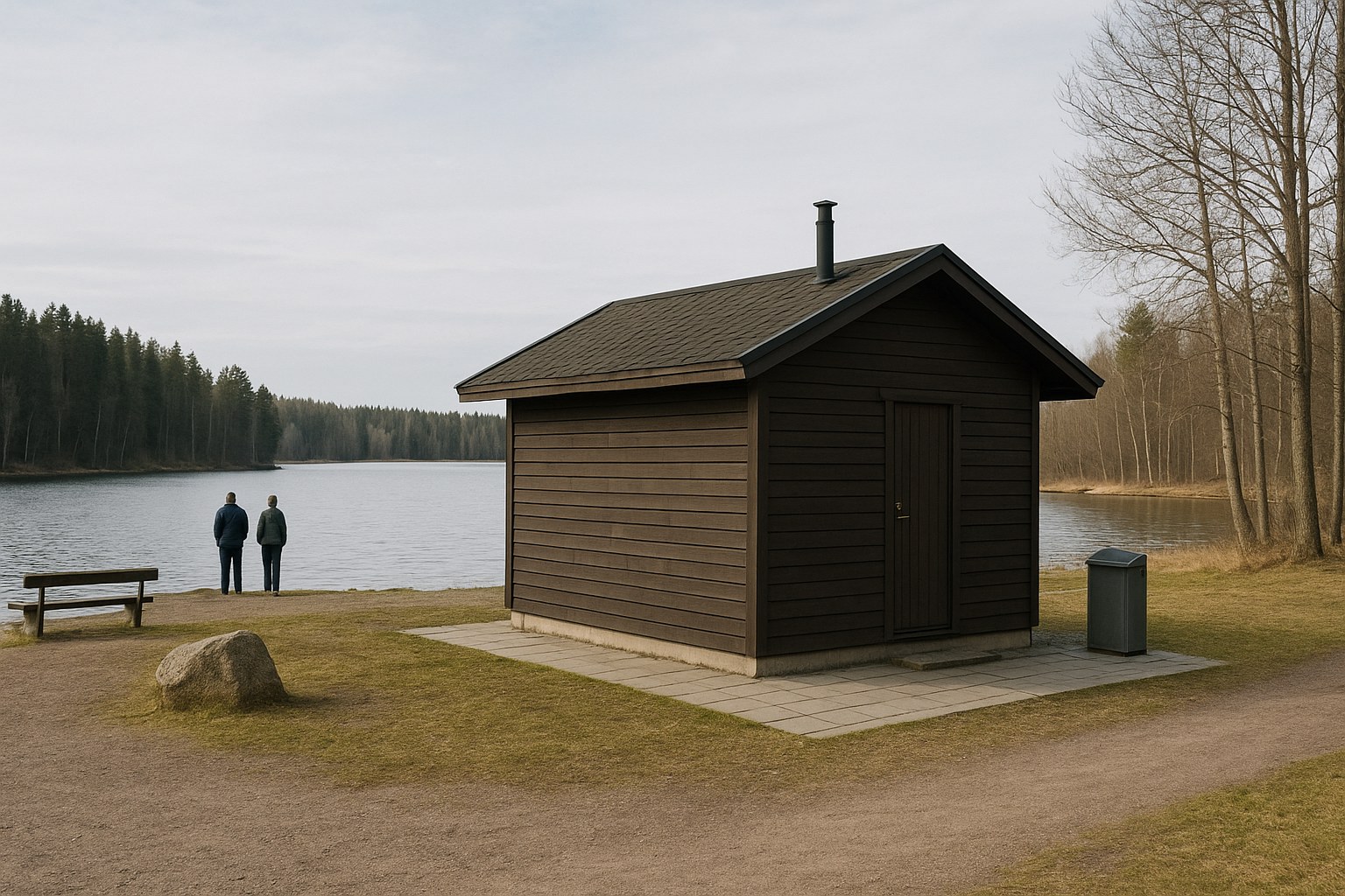 Kuvituskuva: Kuusijärven saunakapasiteetti pienenee väliaikaisesti