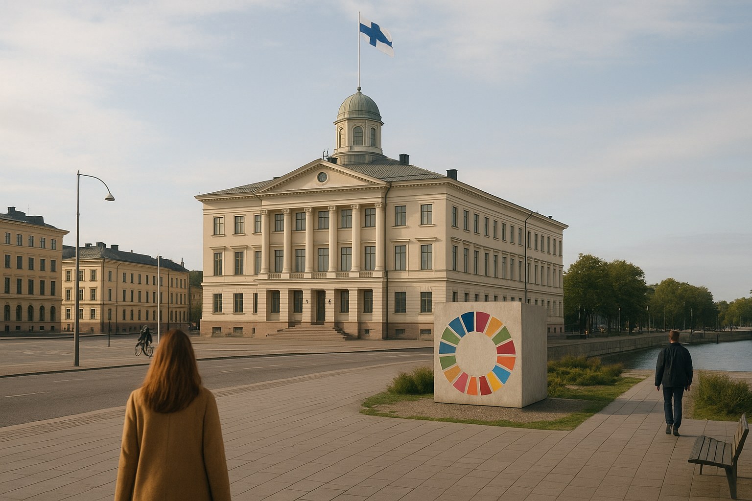 Kuvituskuva: Helsinki kytkee YK:n kestävän kehityksen tavoitteet työhönsä