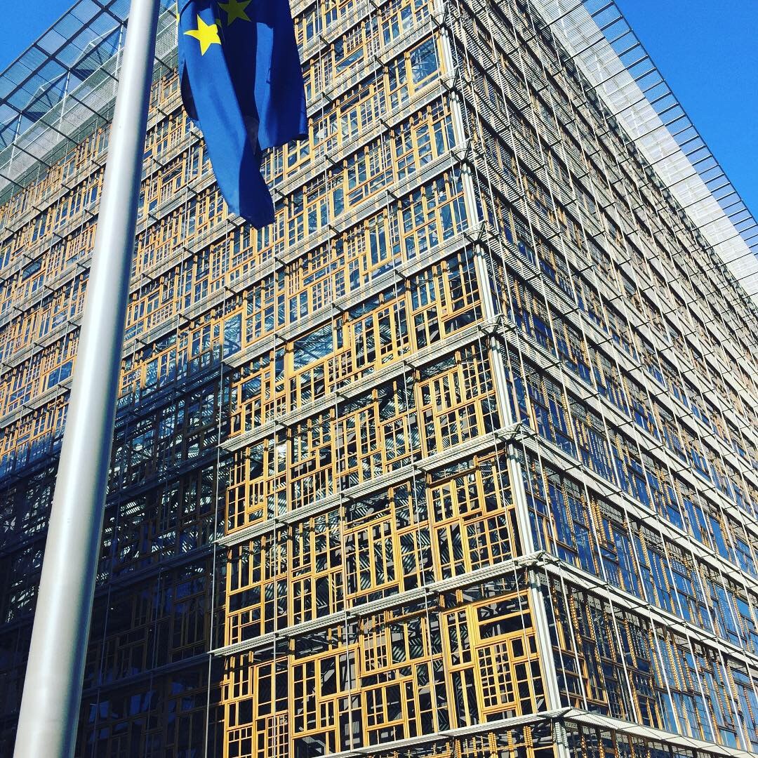 Arkistokuva: Eurooppa-neuvoston Europa-rakennus Brysselissä heinäkuussa 2019.