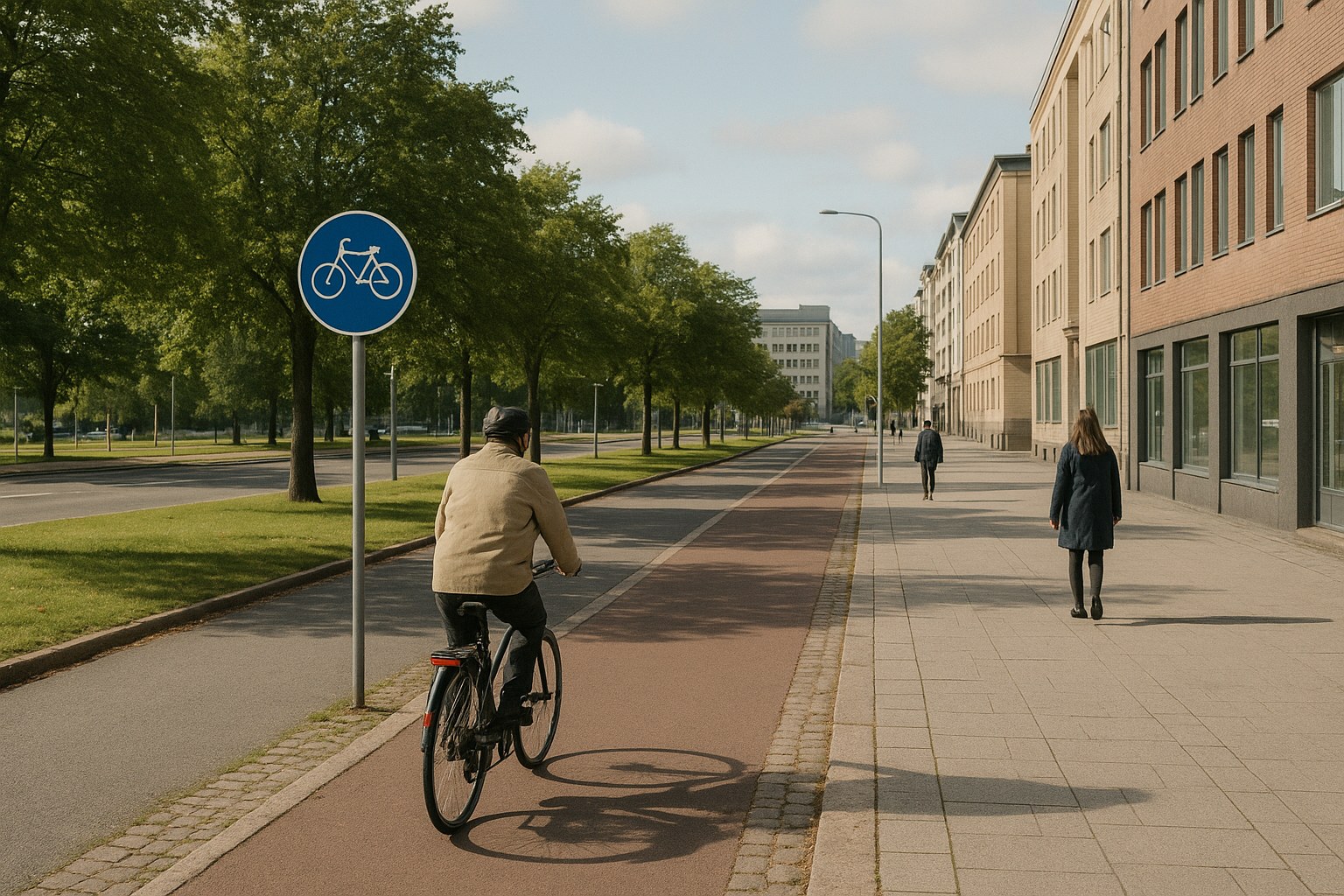 Kuvituskuva: Helsinki tavoittelee pyöräilyverkkoa valmiiksi vuoteen 2029