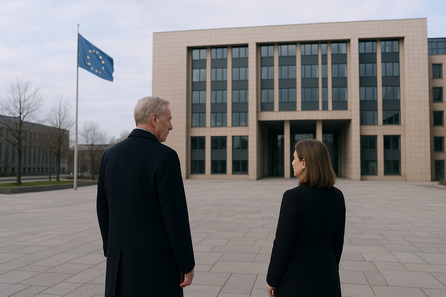Kuvituskuva: Strand ja Kos keskustelivat EU:n laajentumisesta