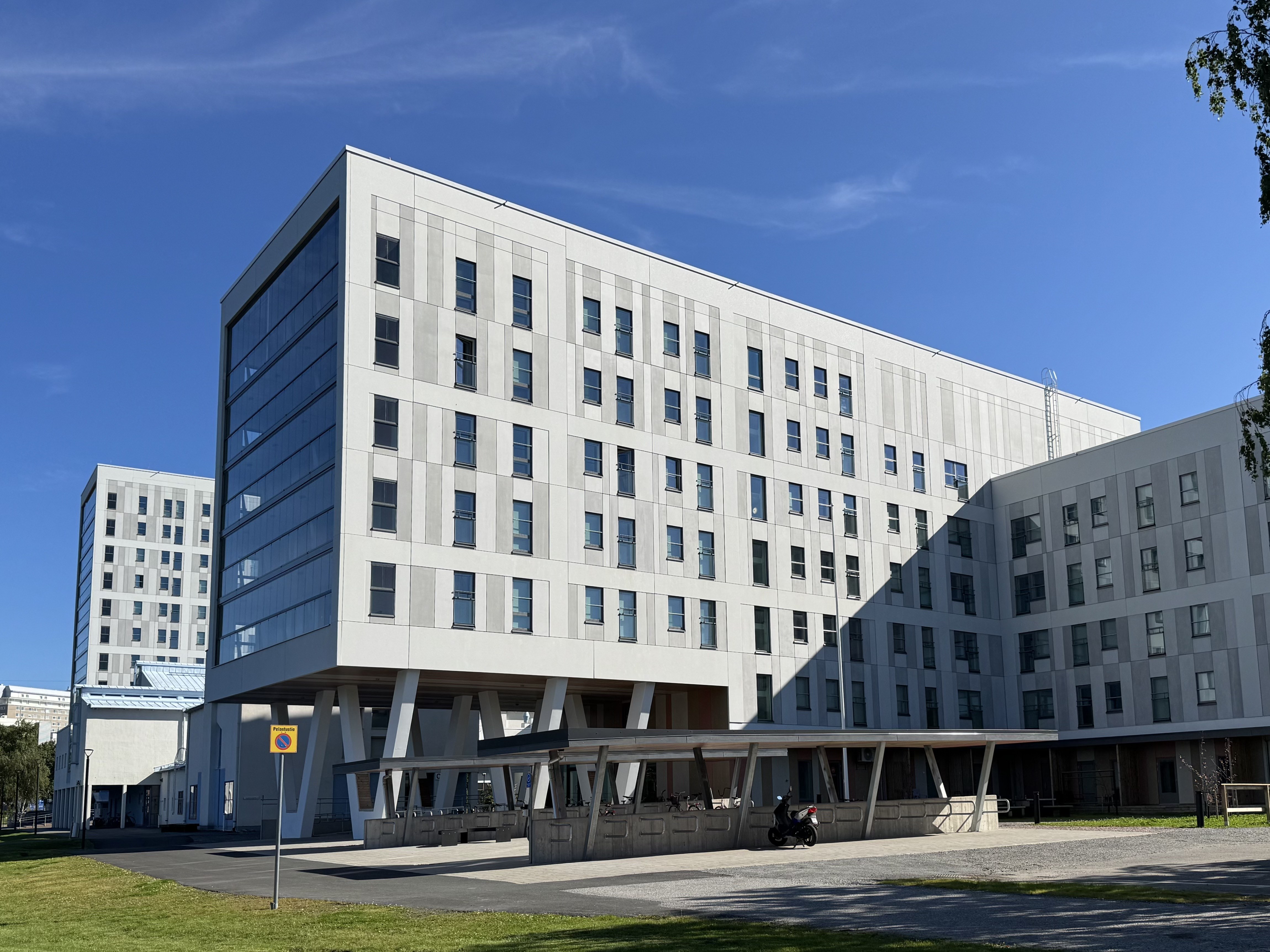 Arkistokuva: Opiskelija-asuintaloja Kuopion Savilahden kampuksella elokuussa 2026.